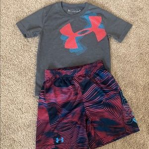 Under Armour Boys 2pc t-shirt & short set, 4T